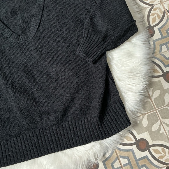 Free People Oversized Scoop Neck Sweater Size Large - Picture 2 of 6